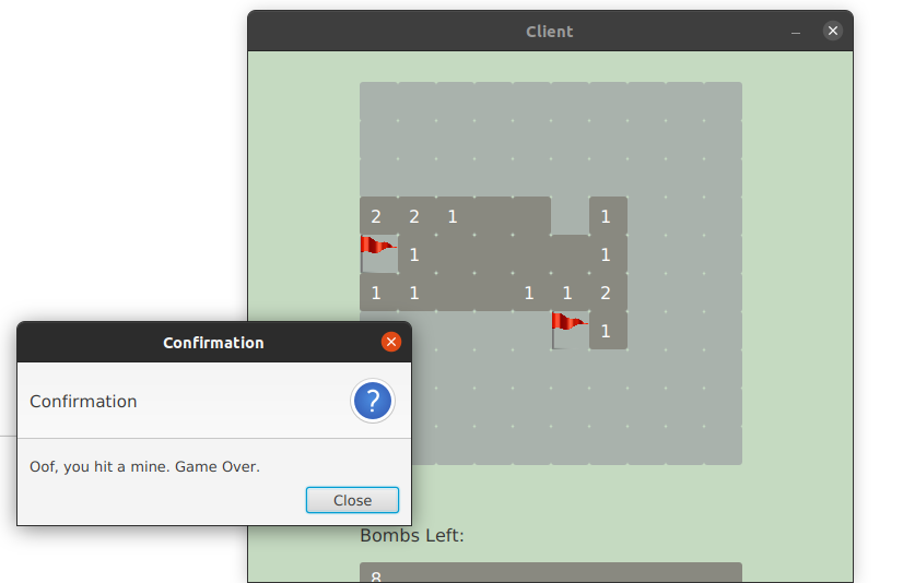 Minesweepers game